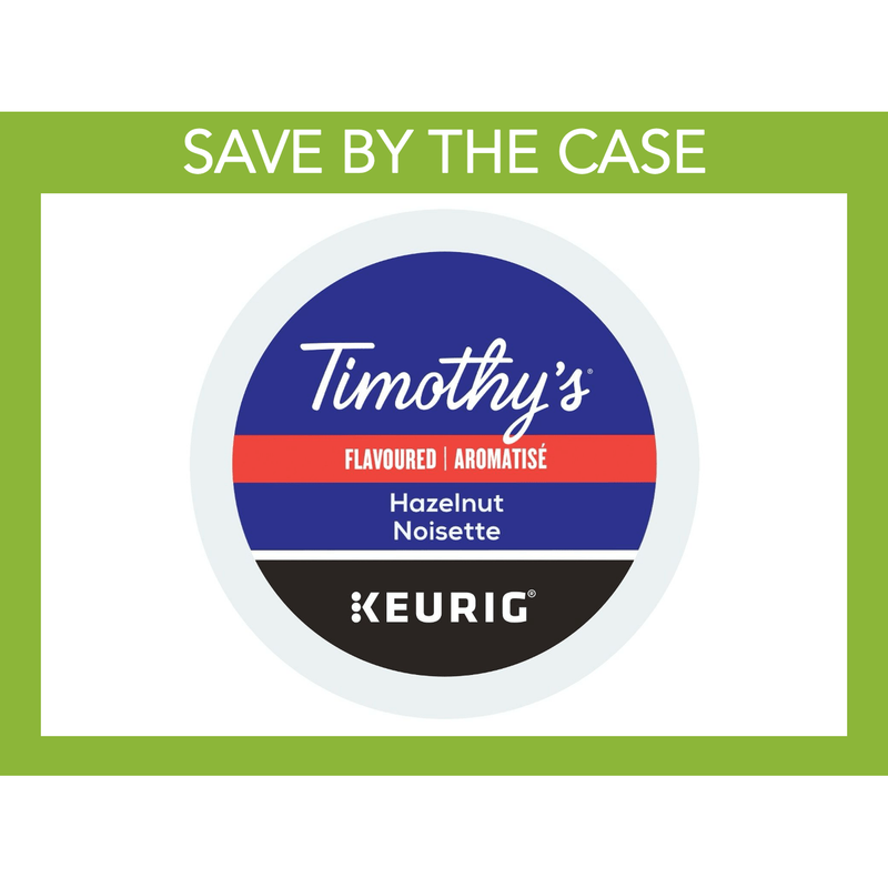 K - Cup - Timothy's - Coffee - Flavoured - Hazelnut - Miller & Bean Coffee Company