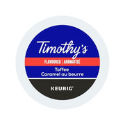 K - Cup - Timothy's - Coffee - Flavoured - Toffee - Miller & Bean Coffee Company