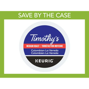K - Cup - Timothy's - Coffee - Medium - Colombian La Vereda - Miller & Bean Coffee Company
