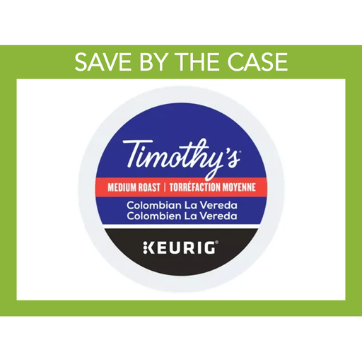 K - Cup - Timothy's - Coffee - Medium - Colombian La Vereda - Miller & Bean Coffee Company