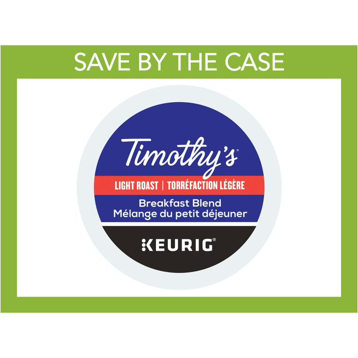K - Cup - Timothy's - Coffee - Mild - Breakfast Blend - Miller & Bean Coffee Company