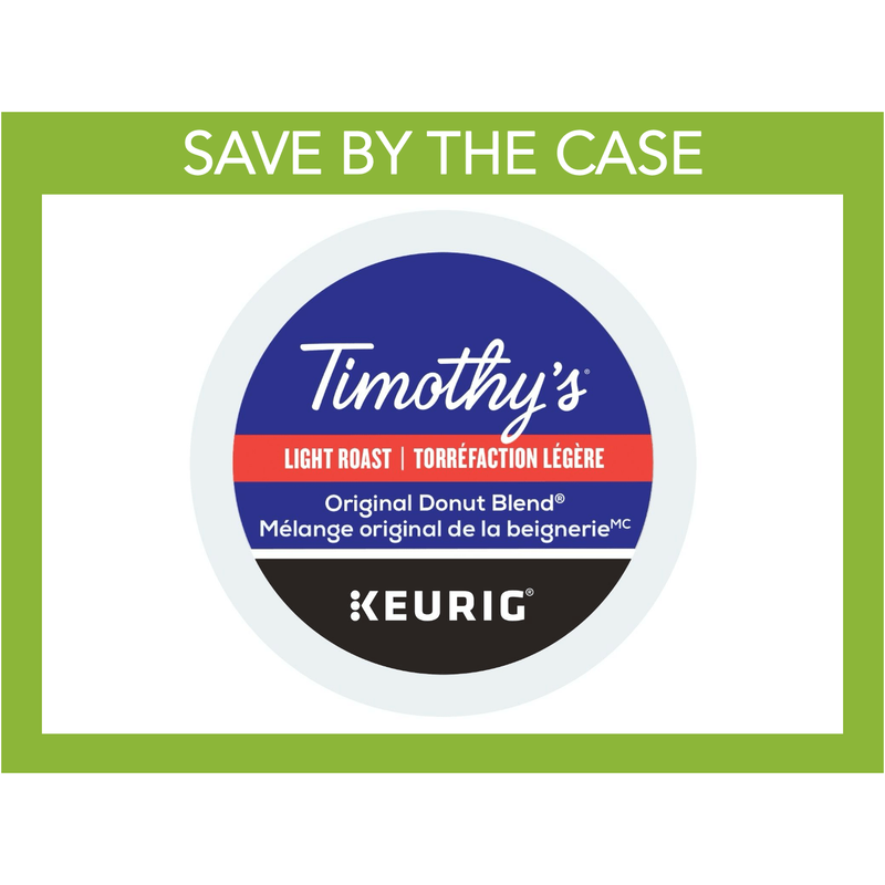K - Cup - Timothy's - Coffee - Mild - Donut Blend - Miller & Bean Coffee Company