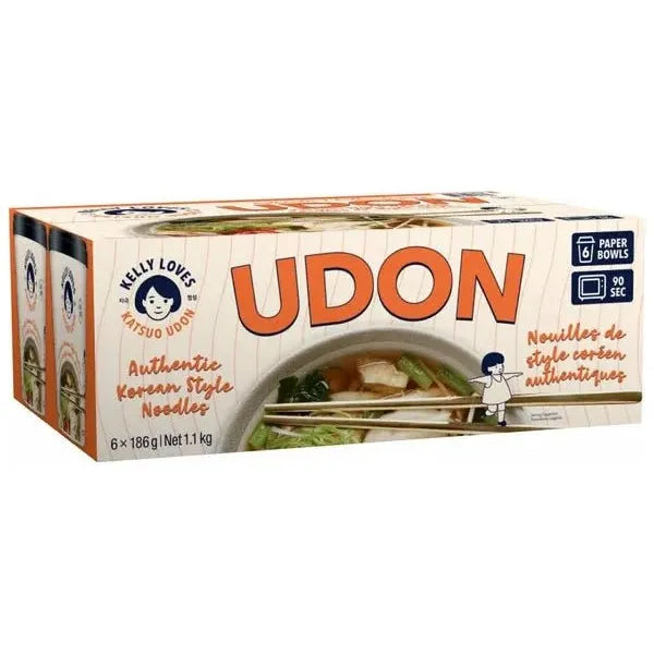 Kelly Loves Udon Noodle Bowl - 6 bowls x 186g - Miller & Bean Coffee Company