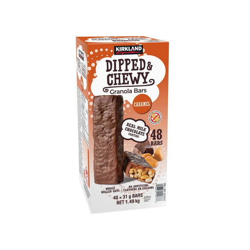 Kirkland Signature - Dipped and Chewy Granola Bar - 48 × 31g - Miller & Bean Coffee Company
