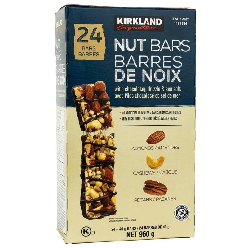 Kirkland Signature - Nut Bars - 24 × 40g - Miller & Bean Coffee Company