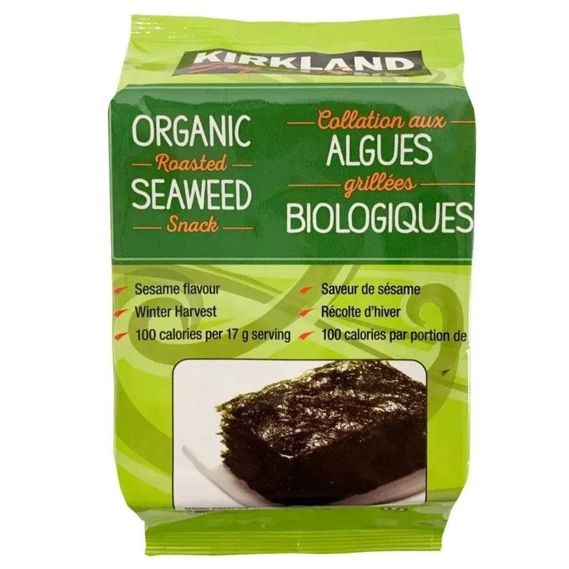 Kirkland Signature - Organic Roasted Seaweed Snack - Pack of 10 - Miller & Bean Coffee Company