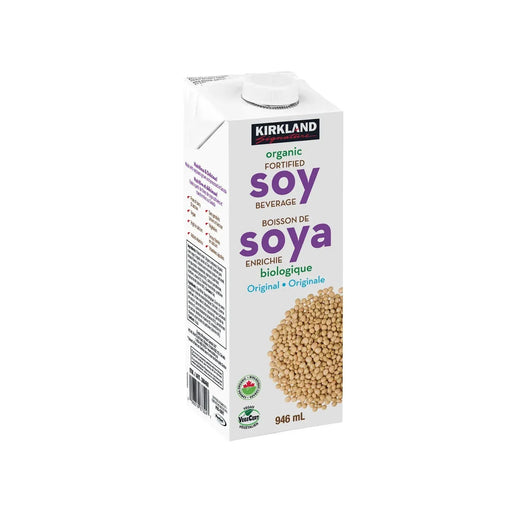 Kirkland Signature - Organic Soy Beverage - Case of 6 x 946ml - Shelf Stable - Miller & Bean Coffee Company