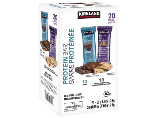 Kirkland Signature - Protein Bars Pack of 20 × 60g - Miller & Bean Coffee Company