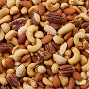 Kirkland Signature salted mixed nuts close-up