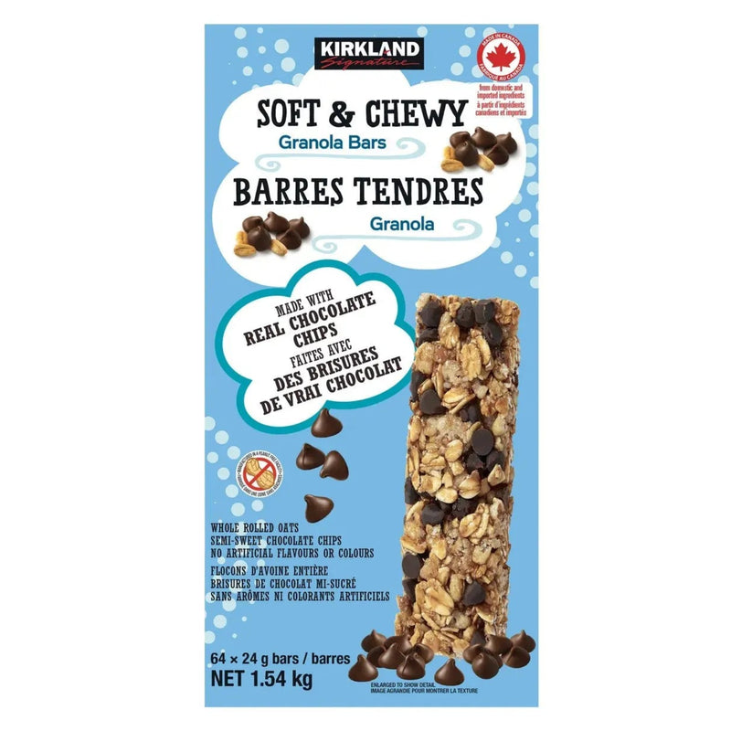 Kirkland Signature - Soft & Chewy Granola Bars - 64 × 24g - Miller & Bean Coffee Company