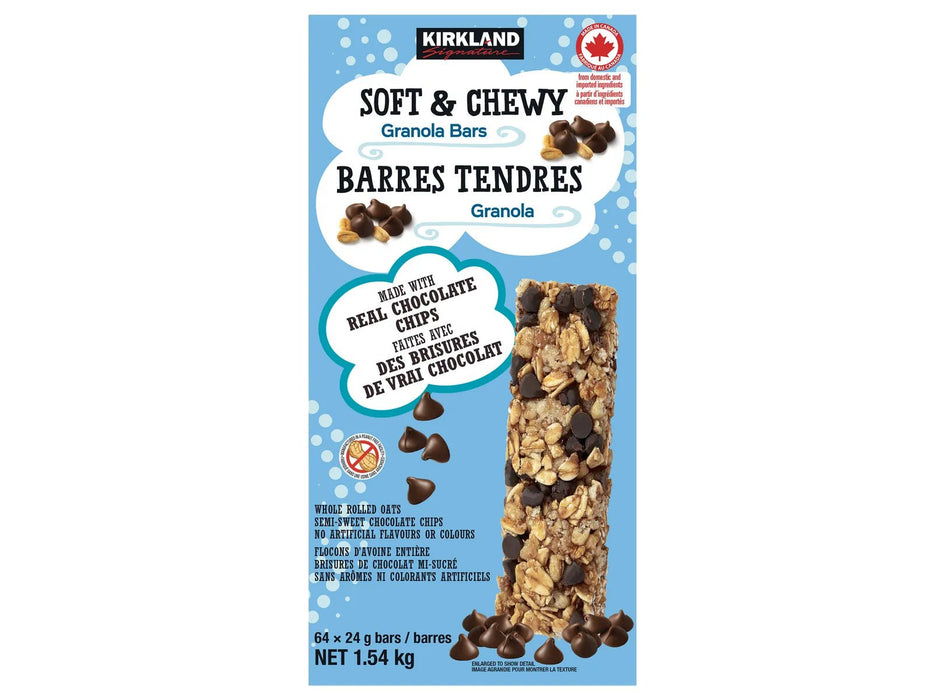 Kirkland Signature - Soft & Chewy Granola Bars - 64 × 24g - Miller & Bean Coffee Company