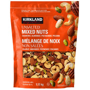 Kirkland Signature - Unsalted Mixed Nuts - 1.13kg - Miller & Bean Coffee Company