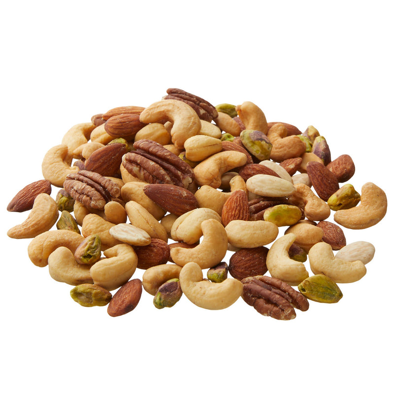 Kirkland Signature unsalted mixed nuts product assortment