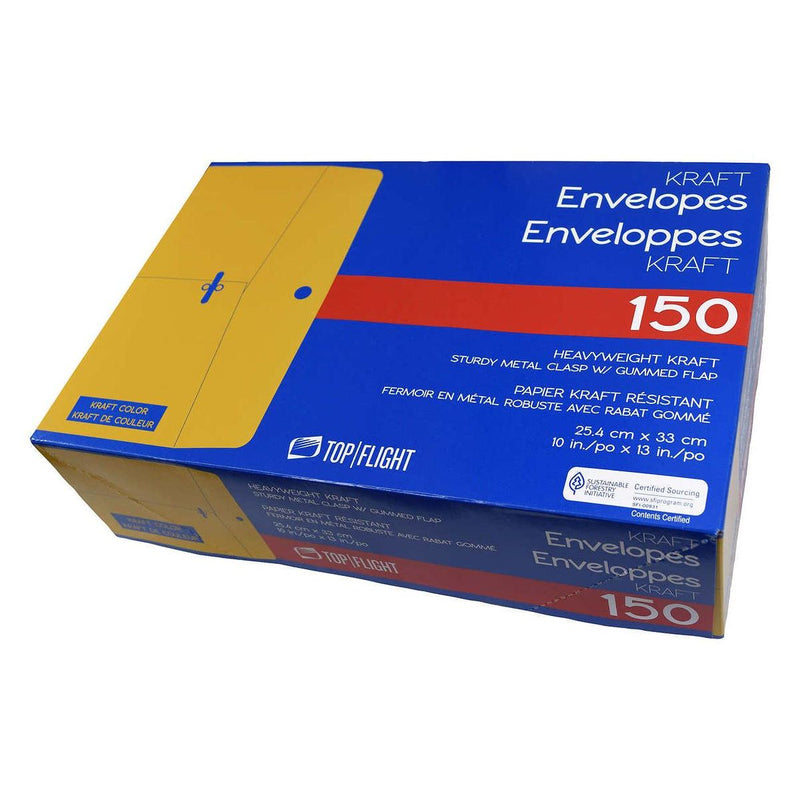 Kraft Envelopes - Pack of 150 - Miller & Bean Coffee Company