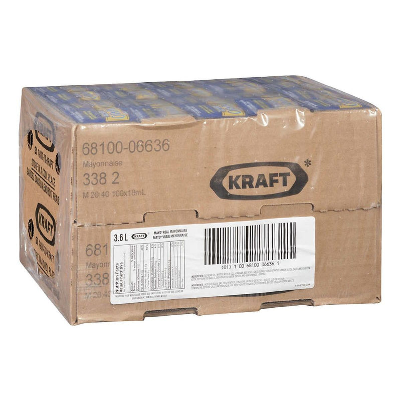 Kraft Mayonnaise - 200 x 18ml - Miller & Bean Coffee Company