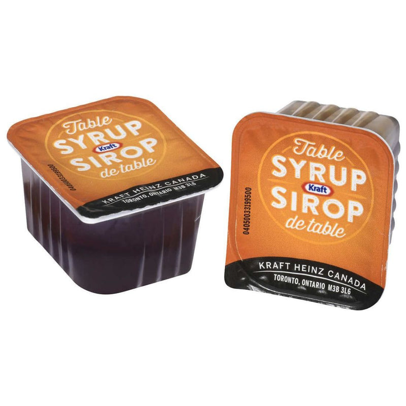 Kraft Table Syrup - 80 x 43ml - Miller & Bean Coffee Company