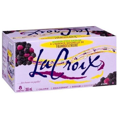 La Croix - Black Razzberry Sparkling Water - 8 x 355ml - Miller & Bean Coffee Company