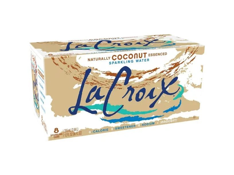 La Croix - Coconut Sparkling Water - 8 x 355ml - Miller & Bean Coffee Company