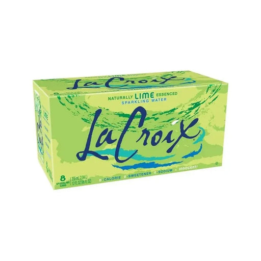 La Croix - Lime Sparkling Water - 8 x 355ml - Miller & Bean Coffee Company