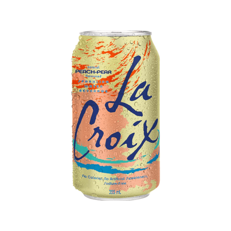 La Croix - Peach - Pear Sparkling Water - 8 x 355ml - Miller & Bean Coffee Company