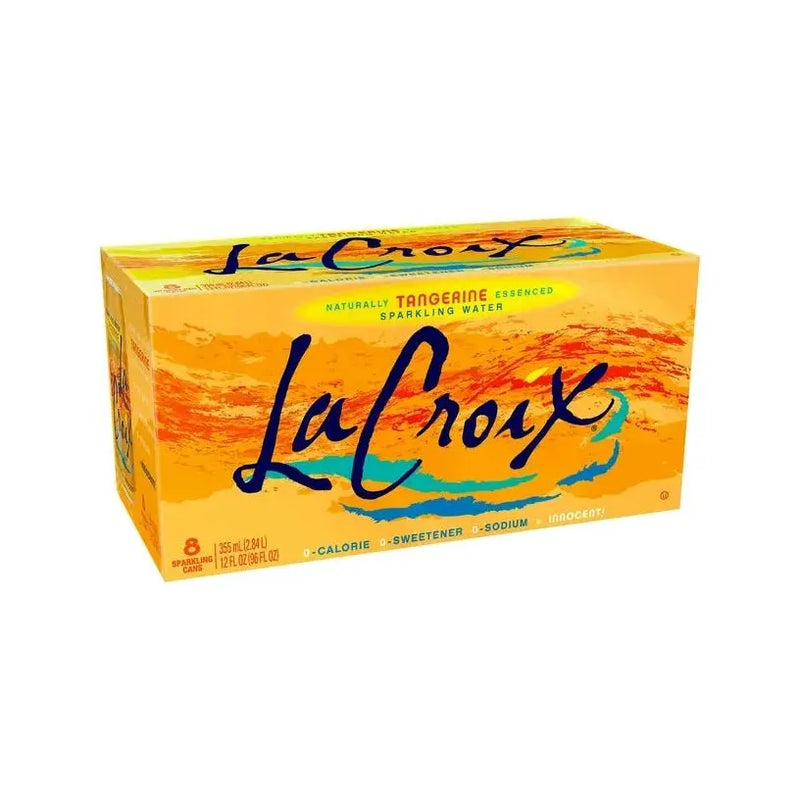 La Croix - Tangerine Sparkling Water - 8 x 355ml - Miller & Bean Coffee Company