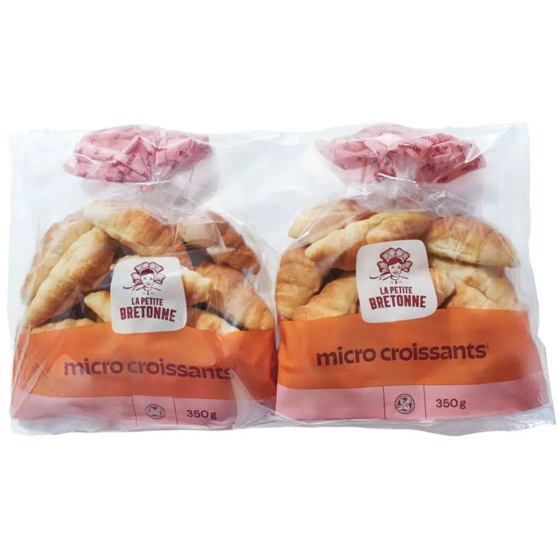 La Petite Bretonne Micro Croissants - 2 Bags x 350 g - Miller & Bean Coffee Company