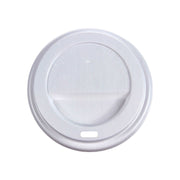 Lids - For Hot Beverage 10oz or 12oz Paper Cups - Case of 500 - Miller & Bean Coffee Company