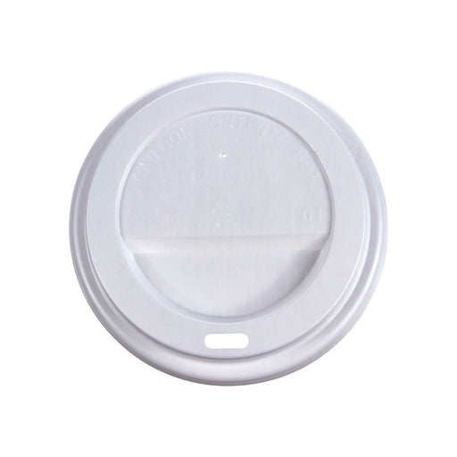 Lids - For Hot Beverage 10oz or 12oz Paper Cups - Case of 500 - Miller & Bean Coffee Company