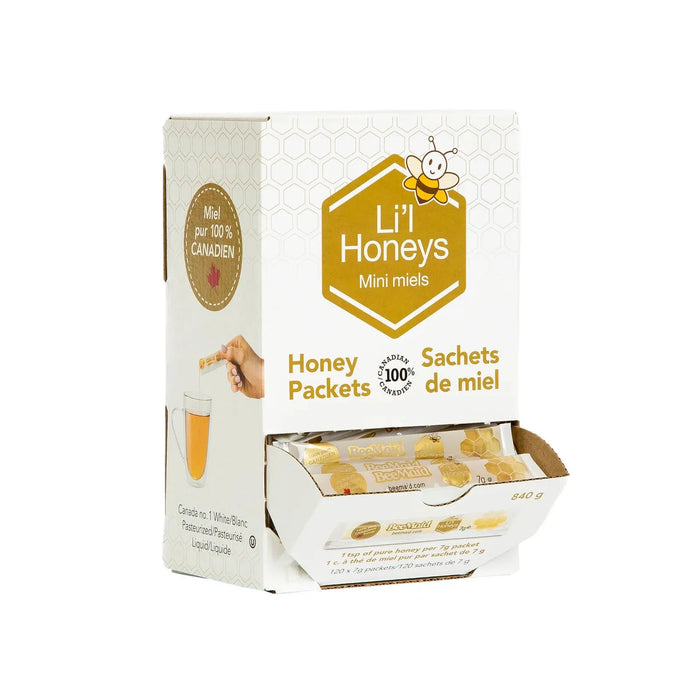 Li'l Honeys Honey Packets 120 x 7g - Miller & Bean Coffee Company