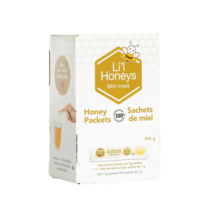 Li'l Honeys Honey Packets 120 x 7g - Miller & Bean Coffee Company