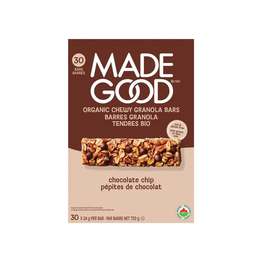 Made Good Chocolate Chip Granola Bars - 30 x 24g - Miller & Bean Coffee Company