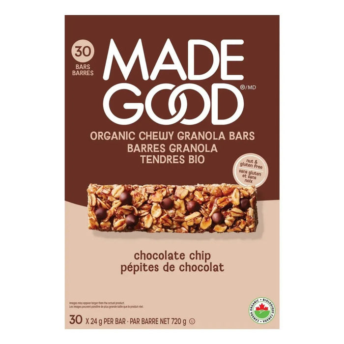 Made Good Chocolate Chip Granola Bars - 30 x 24g - Miller & Bean Coffee Company