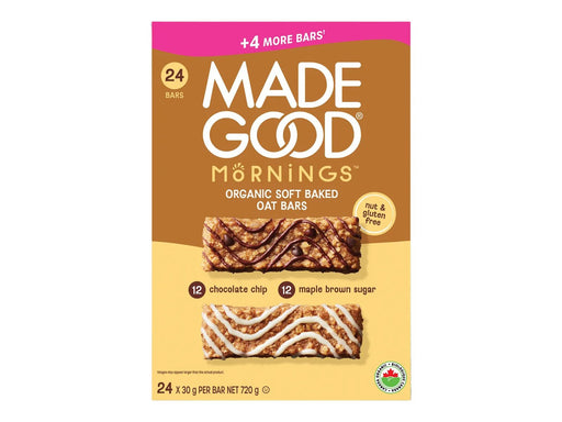 Made Good Mornings Soft - Baked Oat Bars - Variety Pack - 24 x 30 g - Miller & Bean Coffee Company