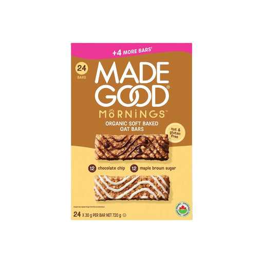 Made Good Mornings Soft - Baked Oat Bars - Variety Pack - 24 x 30 g - Miller & Bean Coffee Company