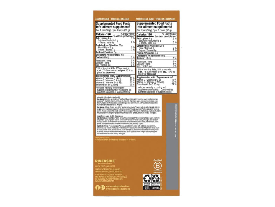 Made Good Mornings Soft - Baked Oat Bars - Variety Pack - 24 x 30 g - Miller & Bean Coffee Company