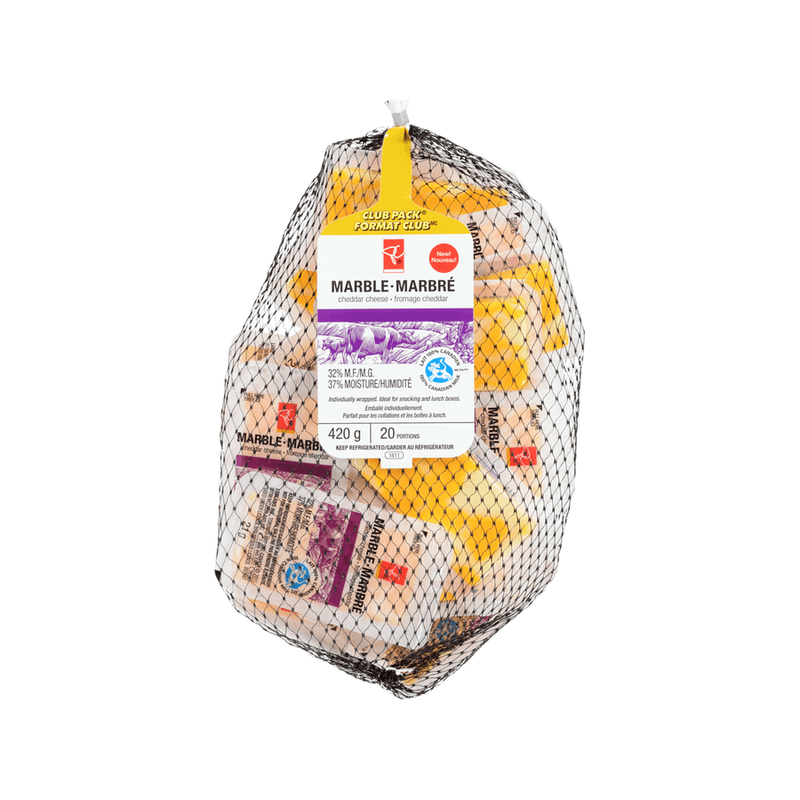 Marble Cheddar Cheese Portions - 20 × 21 g - Miller & Bean Coffee Company