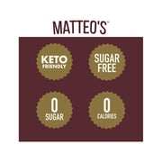 Matteo's Sugar Free Coffee Syrup - Salted Caramel - 2 x 1L Bottle - Miller & Bean Coffee Company