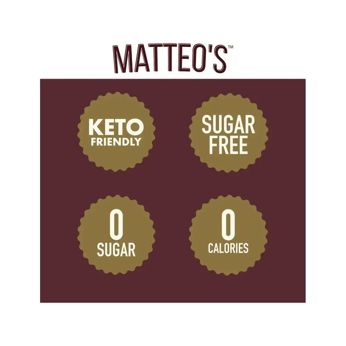 Matteo's Sugar Free Coffee Syrup - Salted Caramel - 2 x 1L Bottle - Miller & Bean Coffee Company