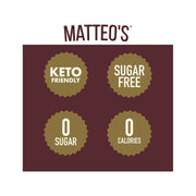 Matteo's Sugar Free Coffee Syrup - Vanilla - 2 x 1L Bottle - Miller & Bean Coffee Company