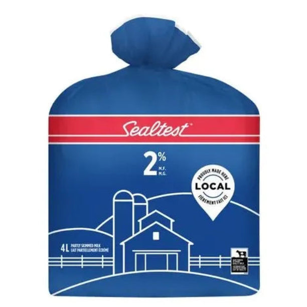 Milk - 2% - 4L Bag - Miller & Bean Coffee Company