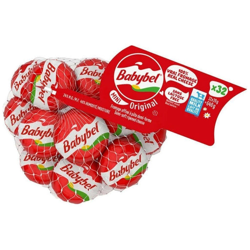 Mini Babybel Original Cheese Snacks - Pack of 32 - Miller & Bean Coffee Company