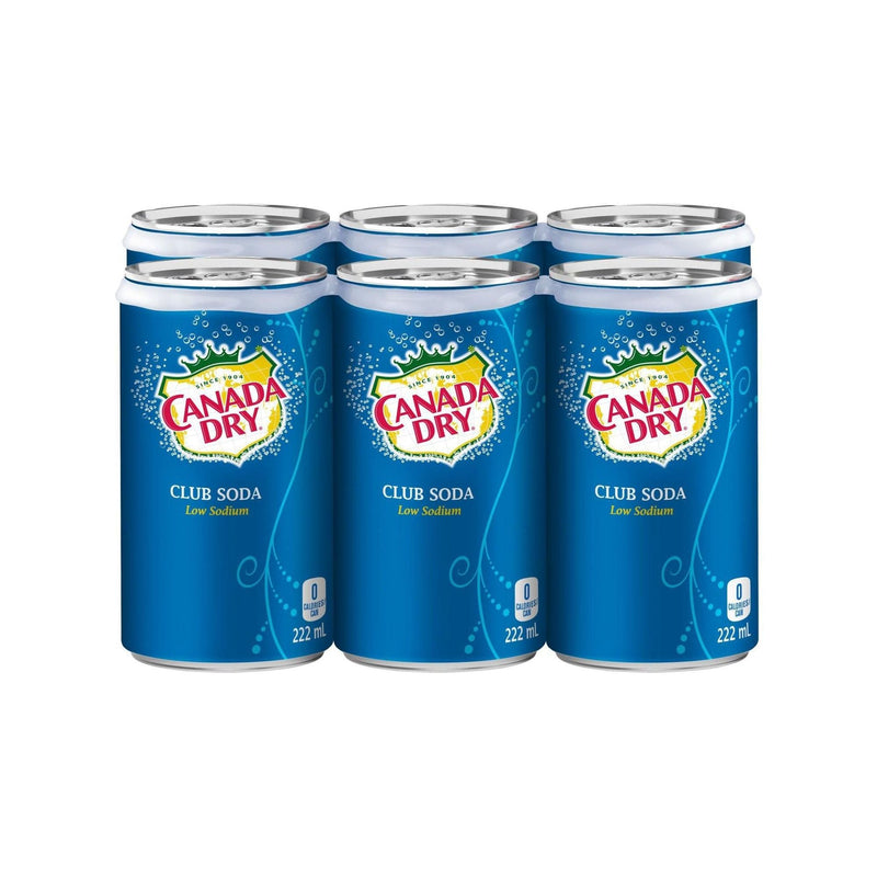 Mini - Cans - Club Soda - 6 x 222ml - Miller & Bean Coffee Company