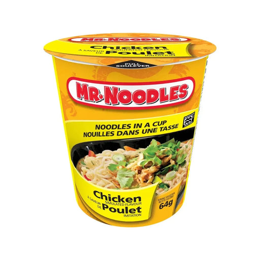 Mr. Noodles Chicken - 12 bowls x 64g - Miller & Bean Coffee Company