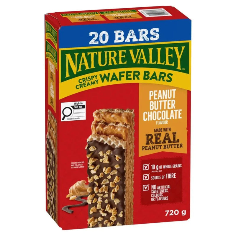 Nature Valley - Peanut Butter Chocolate Wafer Bars - 20 x 36g - Miller & Bean Coffee Company