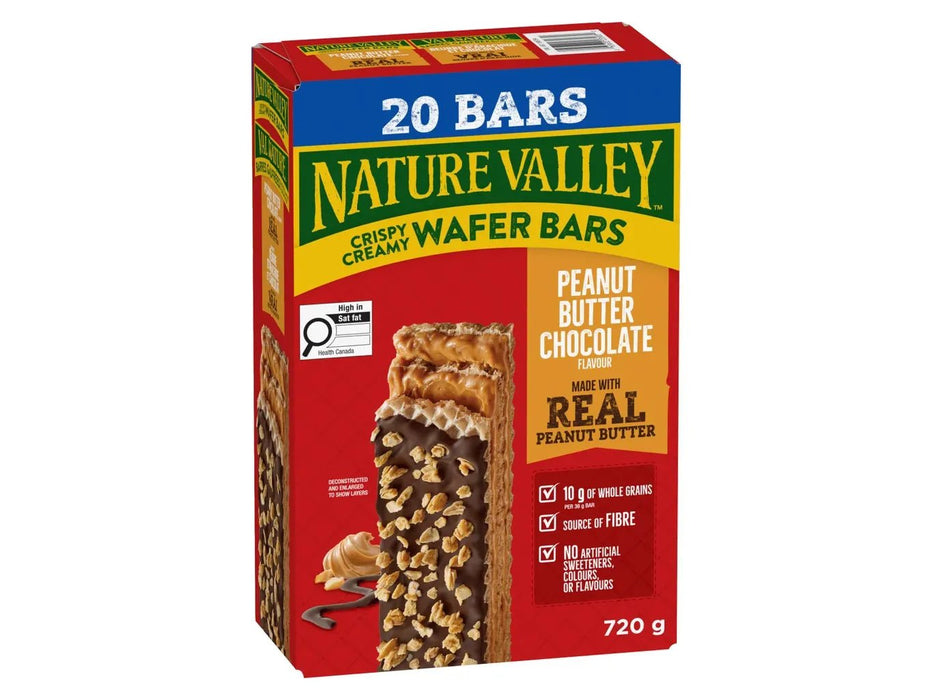 Nature Valley - Peanut Butter Chocolate Wafer Bars - 20 x 36g - Miller & Bean Coffee Company