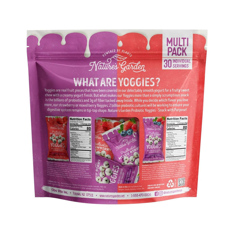 Nature's Garden Probiotic Yoggies - Multi Pack - 30 × 20 g - Miller & Bean Coffee Company