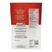 Back of NaturSource Tamari Almonds bag with ingredients and nutrition facts