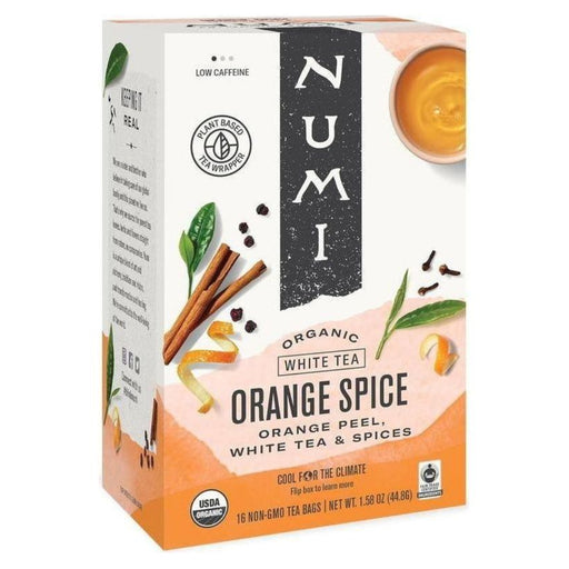 Numi Organic Tea - Orange Spice - Box of 16 - Miller & Bean Coffee Company