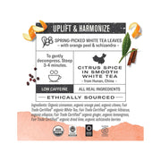 Numi Organic Tea - Orange Spice - Box of 16 - Miller & Bean Coffee Company