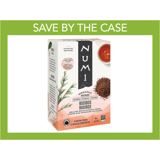 Numi Organic Tea - Rooibos - Box of 18 - Miller & Bean Coffee Company